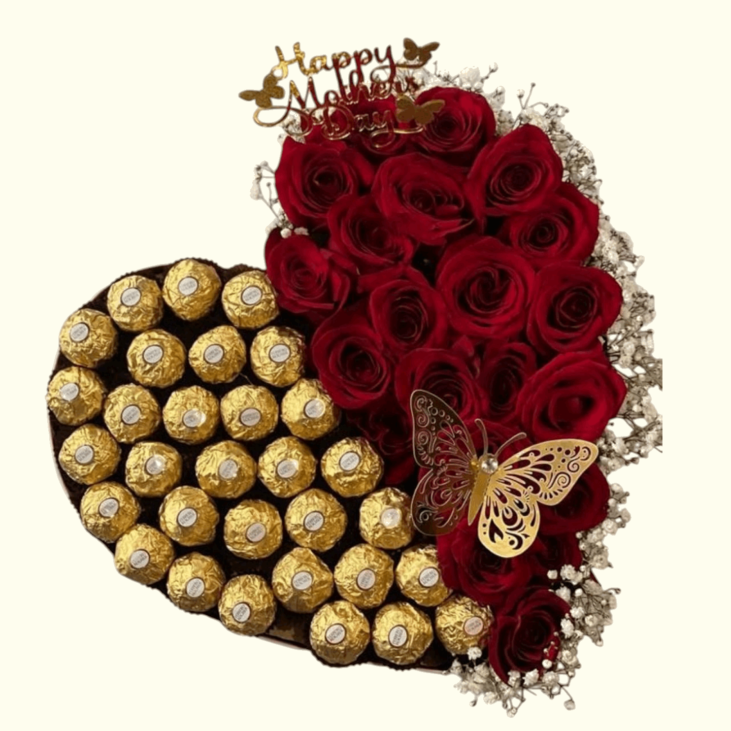 Choco Butterfly Box | Happy Birthday Flower Box Dubai, UAE