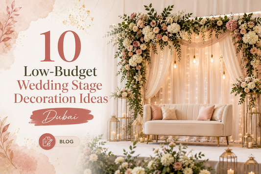 10 Low-Budget Wedding Stage Decoration Ideas Dubai