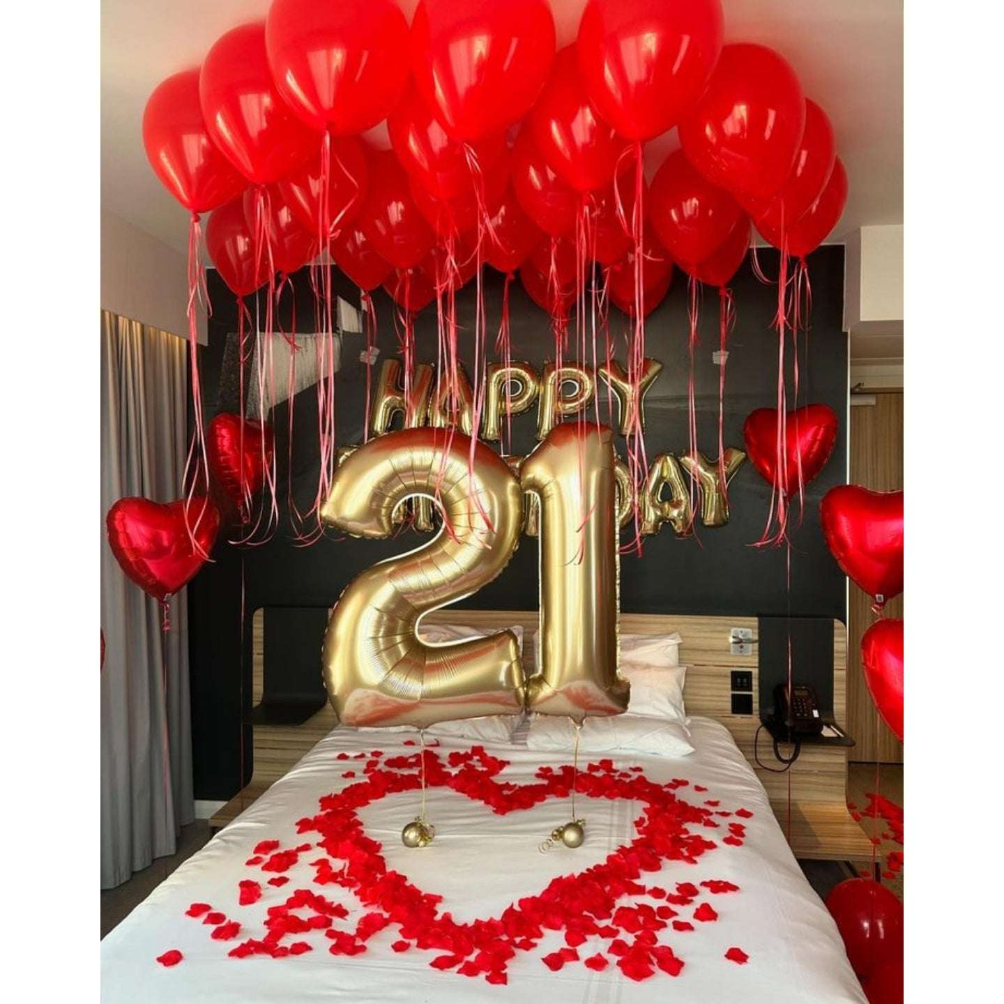 21 Happy birthday bedroom Decoration 