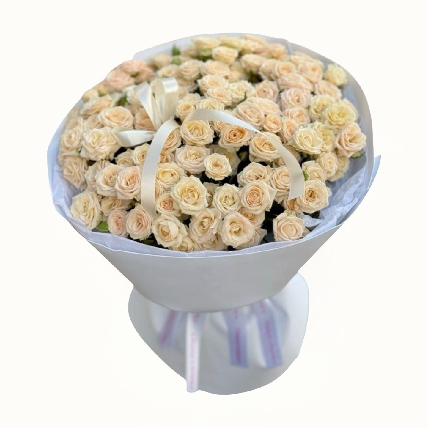 50 White Roses Bouquet Dubai, UAE