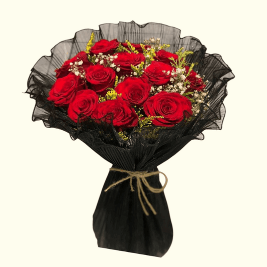 Black Queen Flower Bouquet in Dubai