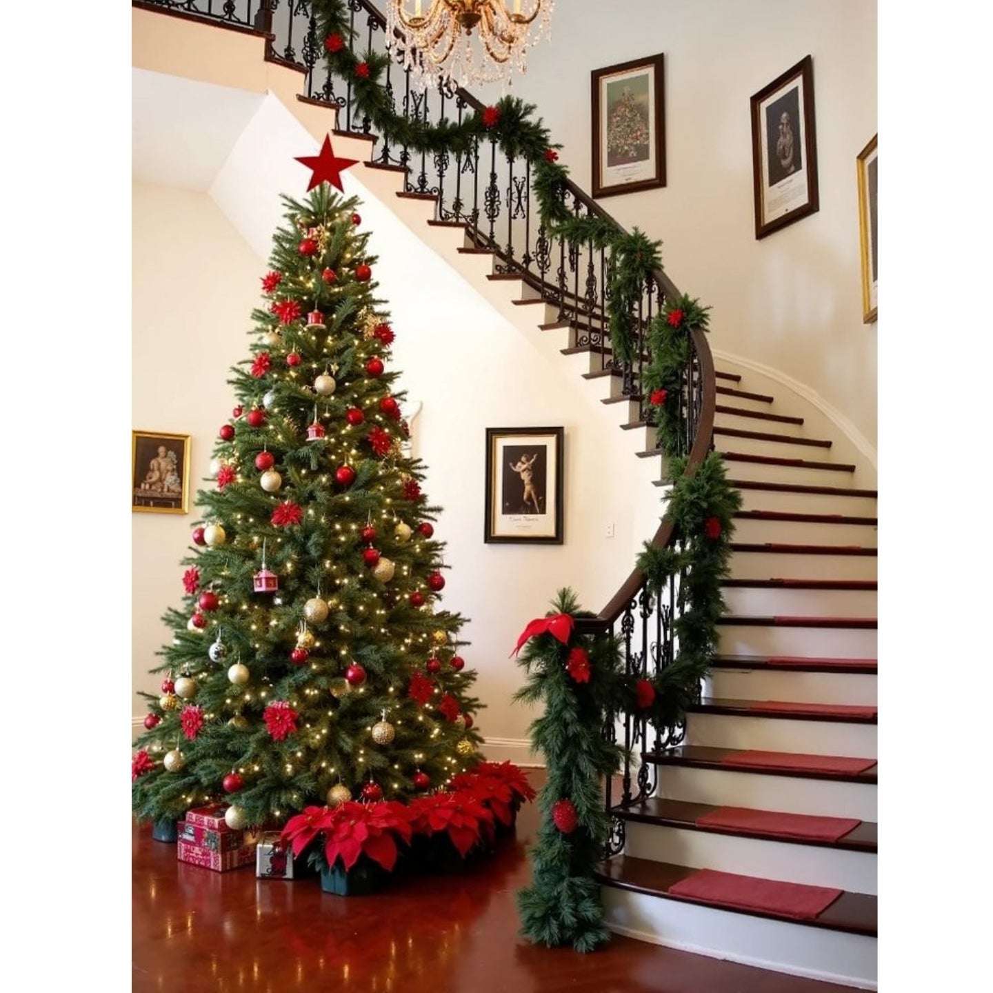 Christmas tree decoration in Dubai, UAE