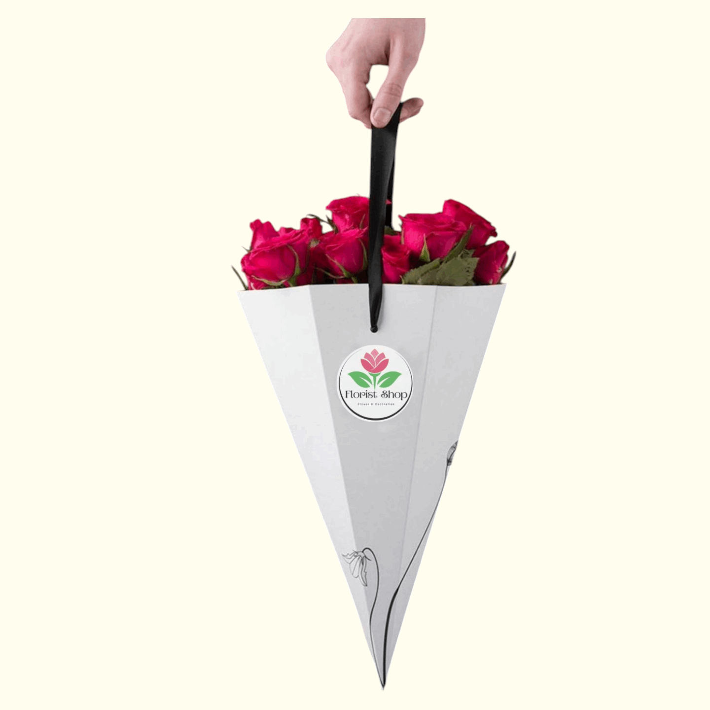 Corn Red Flower Bouquet in Dubai