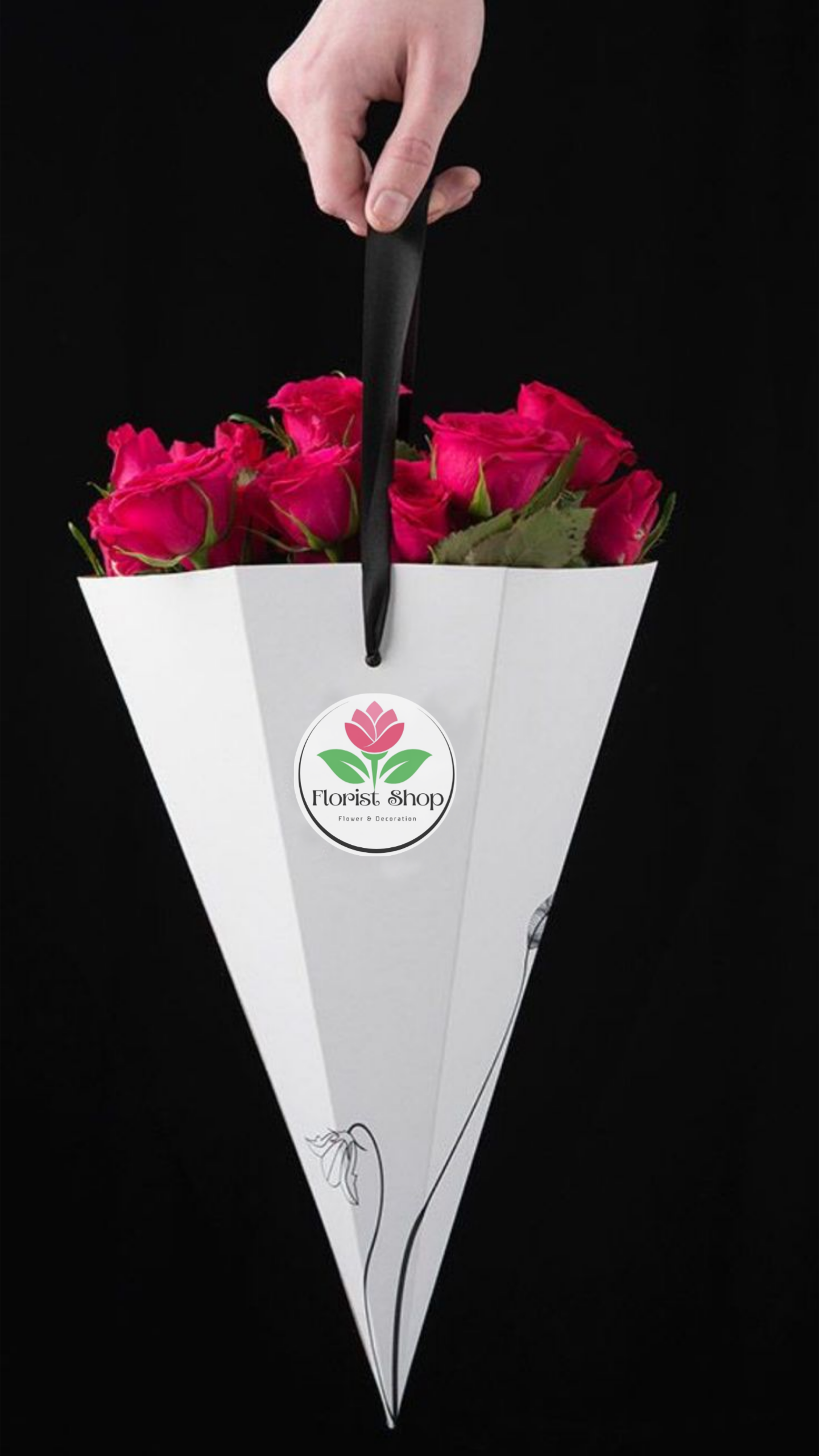 Corn Red Flower Bouquet