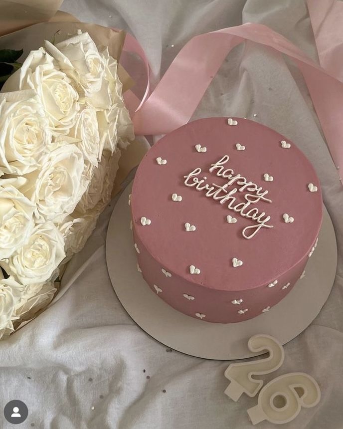 Purple Heart shaped Happy Birthday Cake in Dubai, UAE