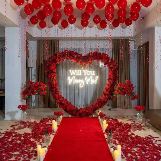 Red Proposal Flower Arrangement Dubai, UAE