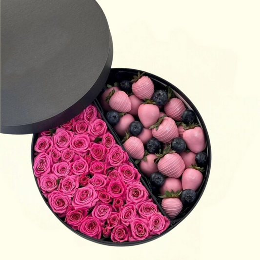 Sweet Pink Flower Box in Dubai