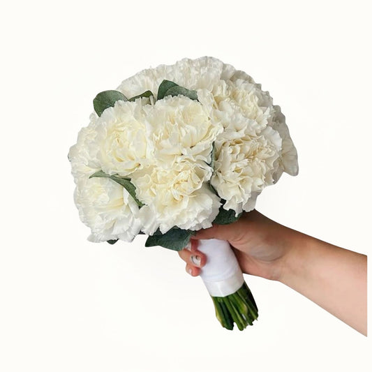Bridal Flower Bouquet Dubai | White flower bouquet 