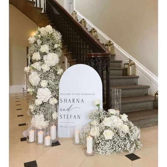 Wedding Decoration with flower setup