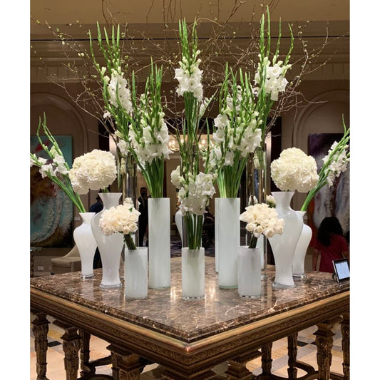 White Gladiolus Arrangement