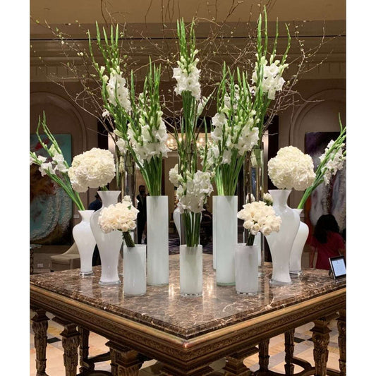 White Gladiolus Flower Arrangement