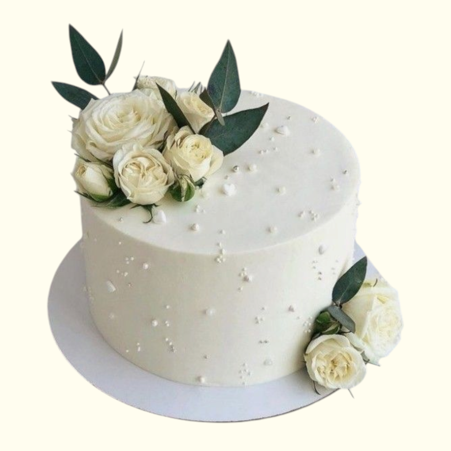 White choco vanilla cake in Dubai, UAE