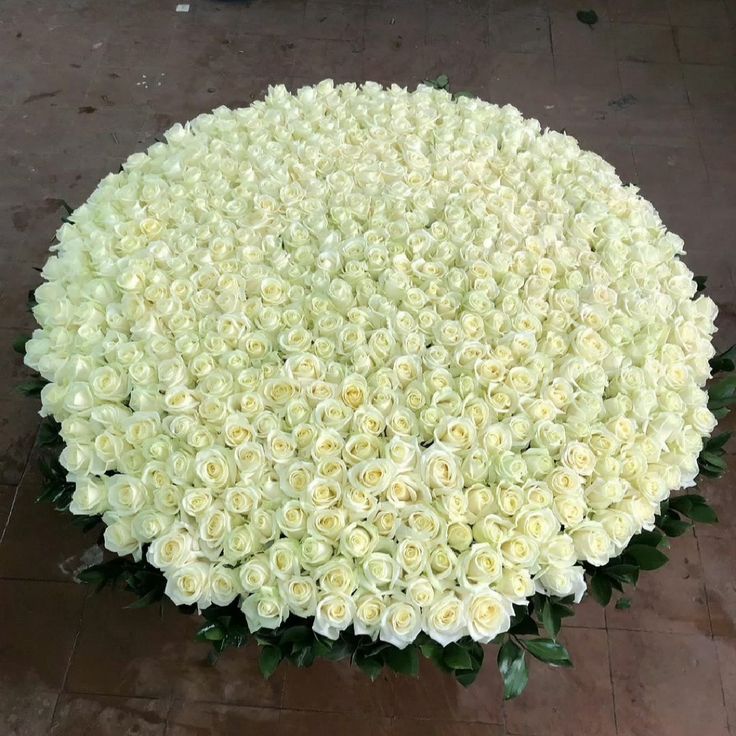 White roses bouquet in Dubai, UAE